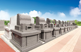川崎の霊園のゆとり墓所